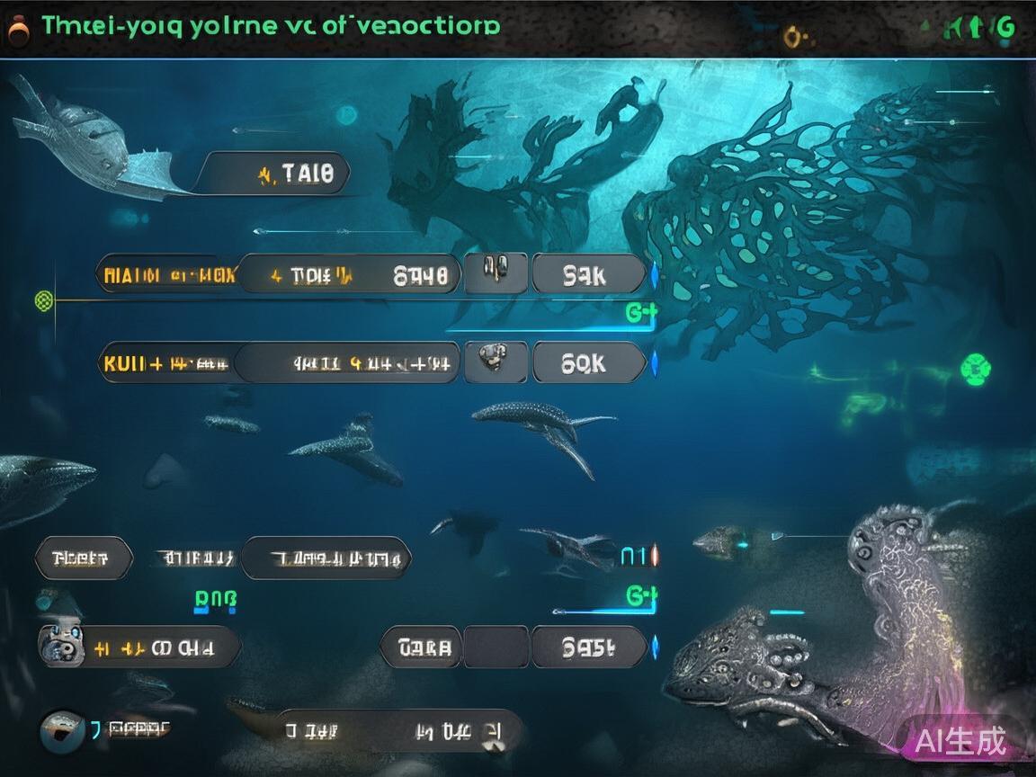 熟悉不同目标的属性：各类海底生物和海怪的血量不同，